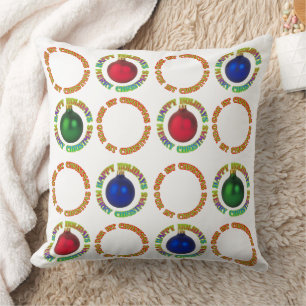 Coussin Joyeux Noël Bonnes Fêtes Notre Premier Noël