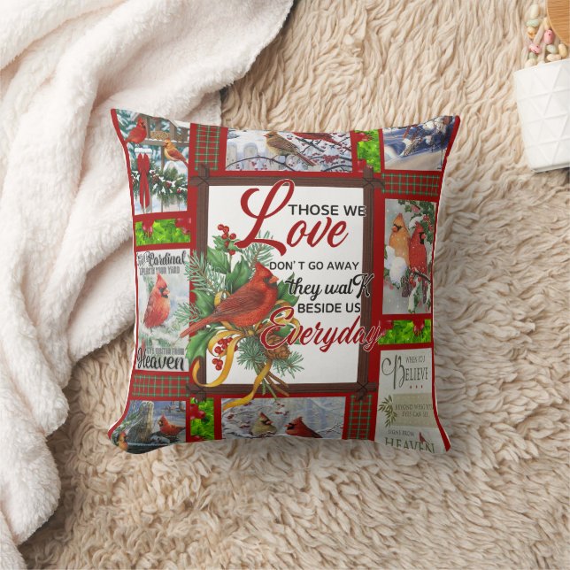 Coussin Joyeux Noël Cutest Cardinal Oiseaux Amateurs Noël (Couverture)
