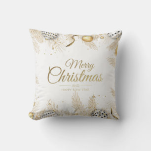 Coussin Joyeux Noël et Bonne Année