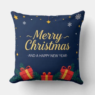 Coussin Joyeux Noël et Bonne Année