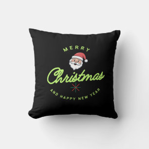 Coussin Joyeux Noël et Bonne Année