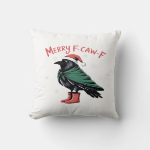 Coussin Joyeux Noël F Caw F Style Classique Vintage