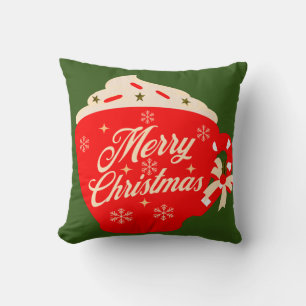 Coussin Joyeux Noël Frosting Snowflakes Sprinkings