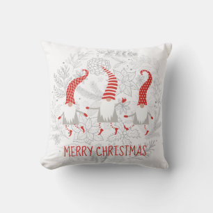 Coussin Joyeux Noël Gnomes