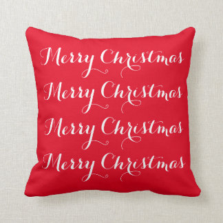 Coussin "Joyeux Noël" Jouer l'oreiller