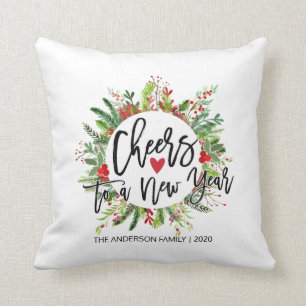 Coussin Joyeux Noël Joyeux Nouvel An Fête Photo