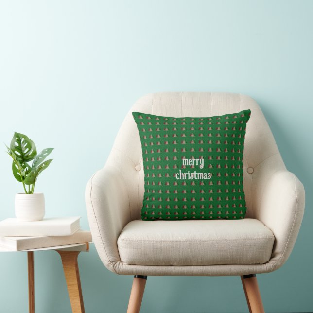 Coussin Joyeux Noël Moderne & Élégant  (Chaise)
