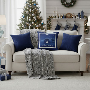 Coussin Joyeux Noël Nativité