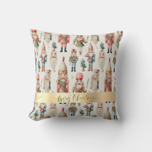 Coussin Joyeux Noël Nutcracker Holiday