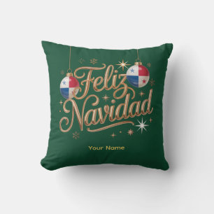 Coussin Joyeux Noël Panama Noël personnalisé