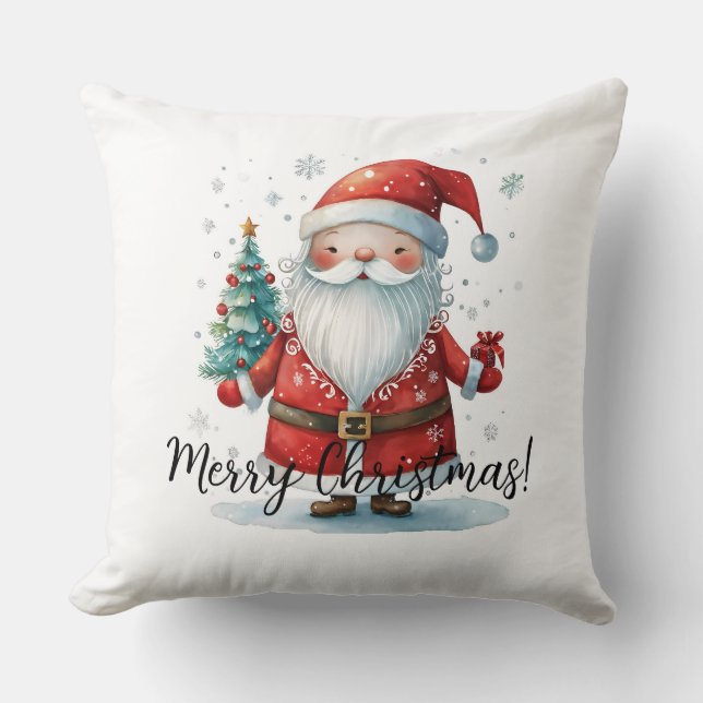 Coussin Joyeux Noël Père Noël (Recto)