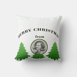 Coussin joyeux Noël personnalisé