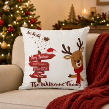 Joyeux Noël personnalisé Renne mignon
