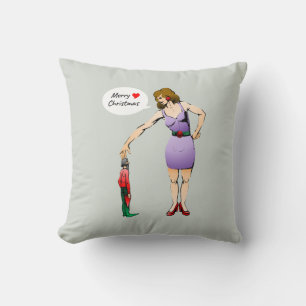 Coussin Joyeux Noël Petit Elfe