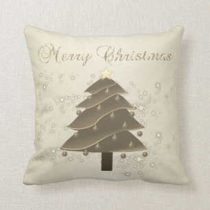 Coussin Joyeux Noël,Sapin de Noël,Paillettes