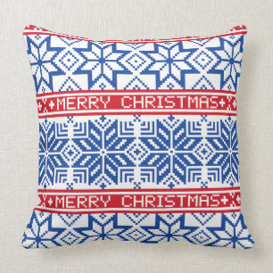 Coussin Joyeux Noël scandinave