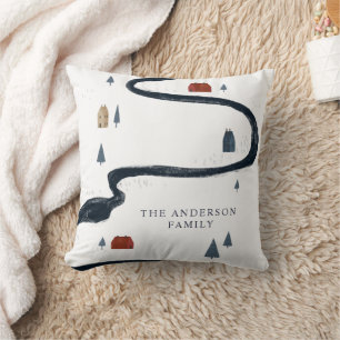 Coussin Joyeux Noël traditionnel Russe