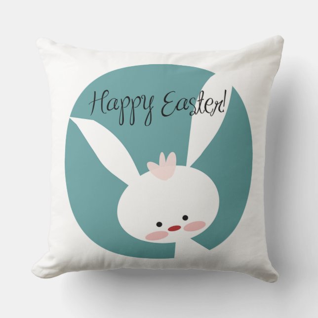 Coussin Joyeux Pâques (Recto)