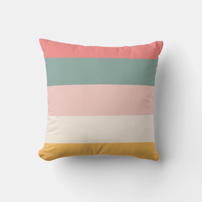 Coussin Joyeux Pâques | 5 bandes (Recto)