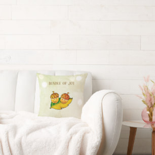 Coussin Joyeux paquet de glands automnal pour jumeaux Baby