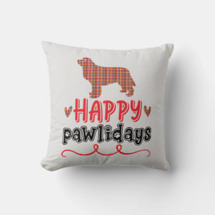 Coussin Joyeux Pawlidays   Jeu de mots amusant