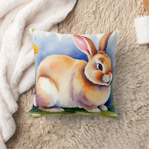 Coussin Joyeux petit lapin 2, Pâques