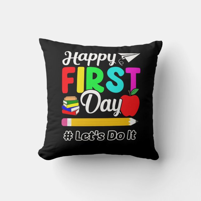 Coussin Joyeux premier jour (Recto)
