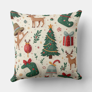 Coussin Joyeux Rudolphs