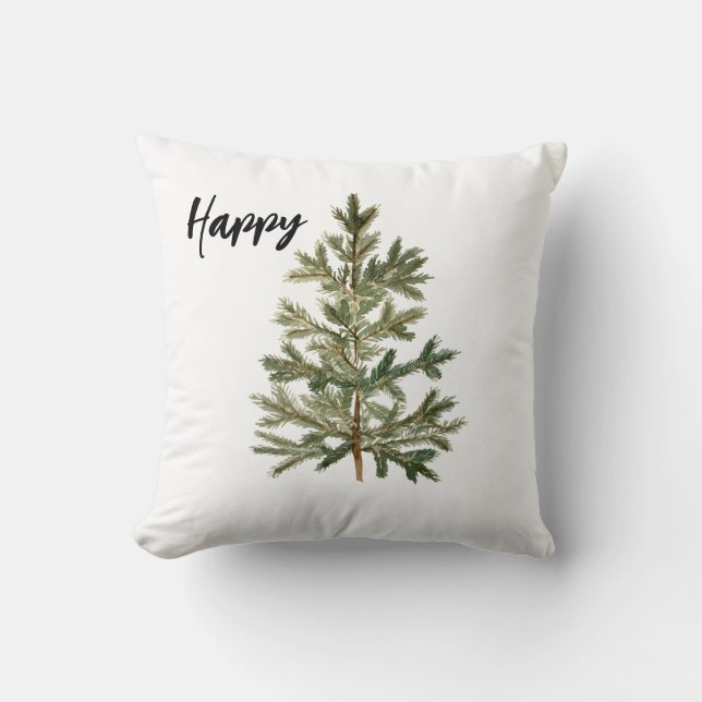 Coussin Joyeux sapin (Recto)