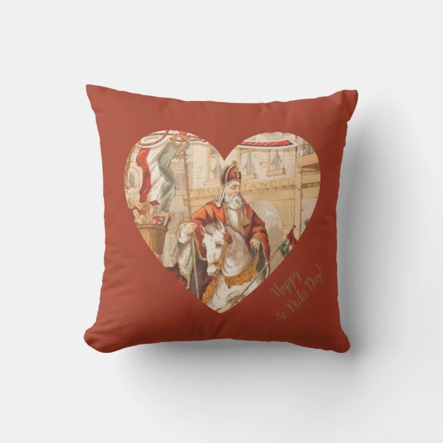 Coussin Joyeux St. Nick's Day St. Nicholas Sinterklaas (Recto)