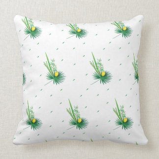 Coussin Joyeux Sukkot Lulav et Motif d'aquarelle Etrog
