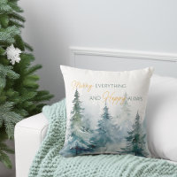 Joyeux Tout Toujours Heureux Arbres d'Hiver