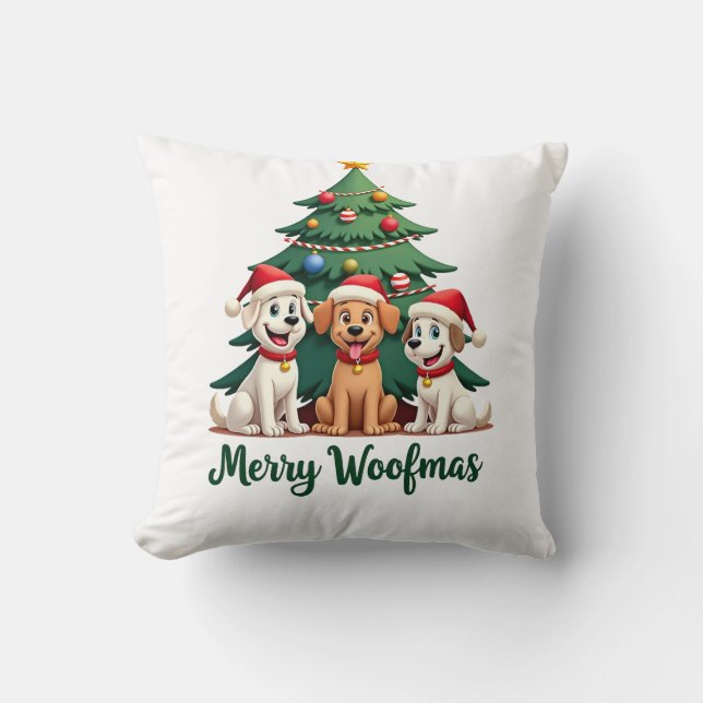 Coussin Joyeux Woofmas (2) (Recto)