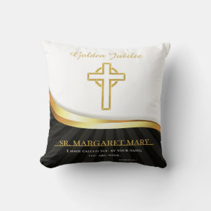 Coussin Jubilé d'or de la vie religieuse, 50 ans