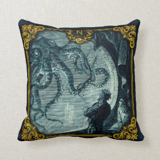 Coussin Jules Verne 20000 Leagues Throw Pillow 2