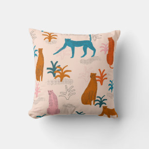 Coussin Jungle Cheetah : Funky Motif Tropical.