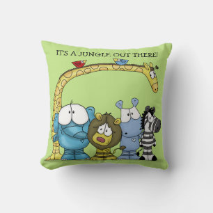 Coussin Jungle Friends-Wild About You