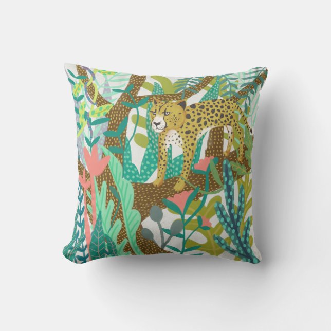 Coussin Jungle Roar - Cheetah (Recto)