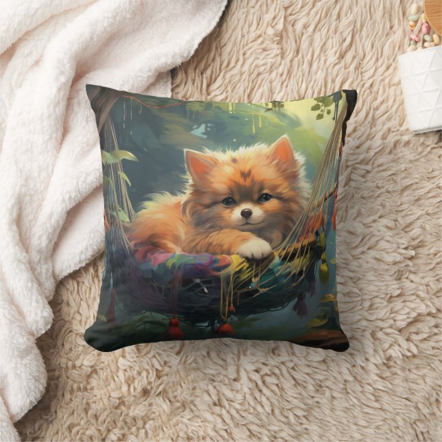 Coussin Jungle Spitz (Couverture)