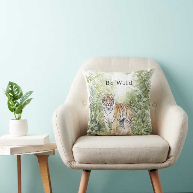 Coussin Jungle Tiger Birthday (Chaise)