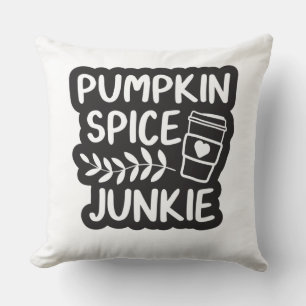 Coussin Junkie citrouille épice - Automne Latte Lover cade