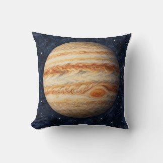Coussin Jupiter aquarelle 