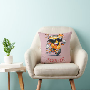 Coussin Jus d'orange en course