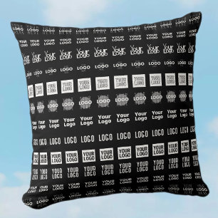 Coussin Jusqu'à 12 logos différents ou images téléchargées