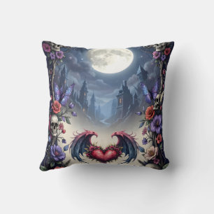 Coussin Jusqu'à ce que la mort et le clair de lune nous li