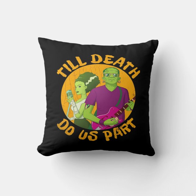 Coussin Jusqu'À Ce Que La Mort Nous Fasse Part ! Drôle Hal (Recto)