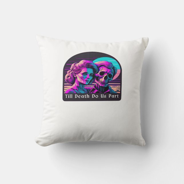 Coussin Jusqu'à ce que la mort nous sépare - Sloth et Soul (Recto)
