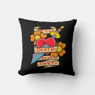 Coussin Jusqu'à la mort Faisons-nous partie Tatouage Vinta