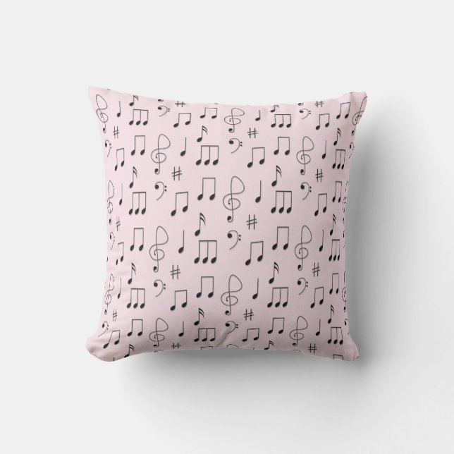 Coussin Just Noté Rose (Recto)