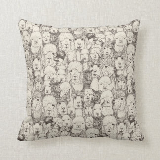 Coussin juste alpaga naturels